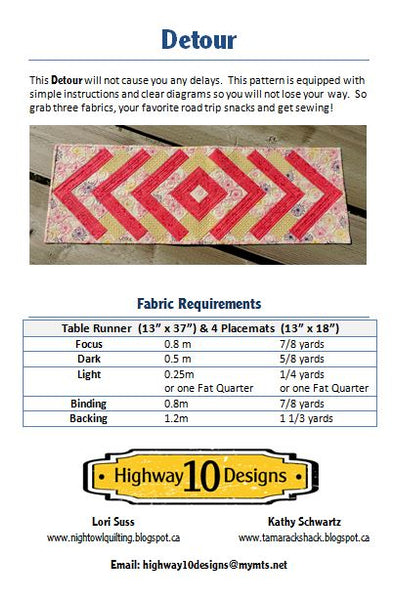 Detour PDF Quilt Pattern