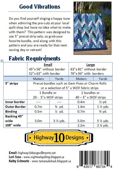 Good Vibrations PDF Quilt Pattern