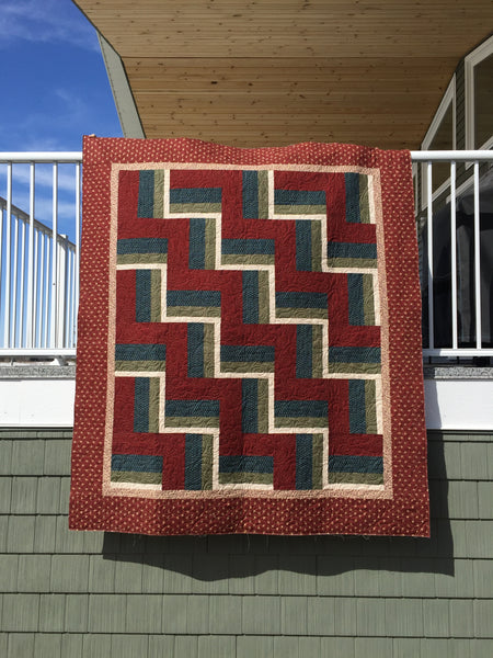 Not Your Mothers Rail Fence Paper Quilt Pattern