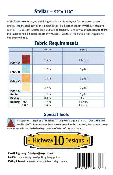 Stellar PDF Quilt Pattern