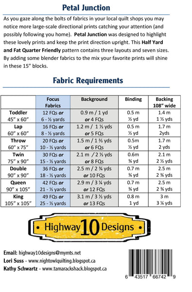 Petal Junction PDF Quilt Patten