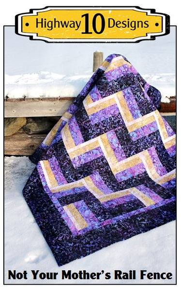 Not Your Mothers Rail Fence PDF Quilt Pattern