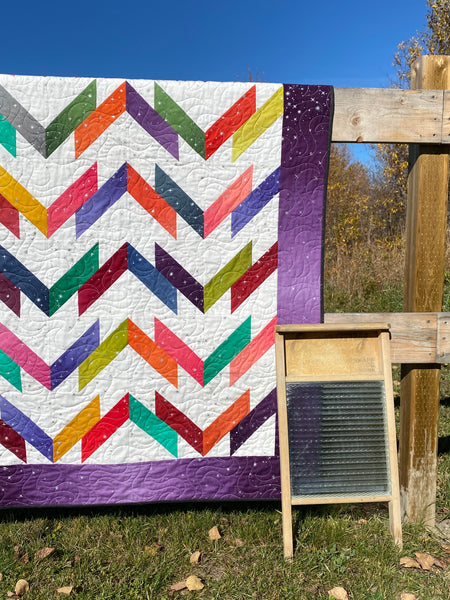Washboard Road Paper Quilt Pattern