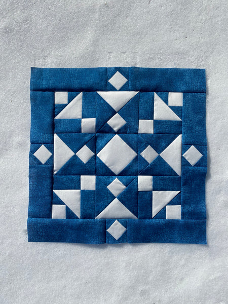 Snazzy Snowflake Quilt Block